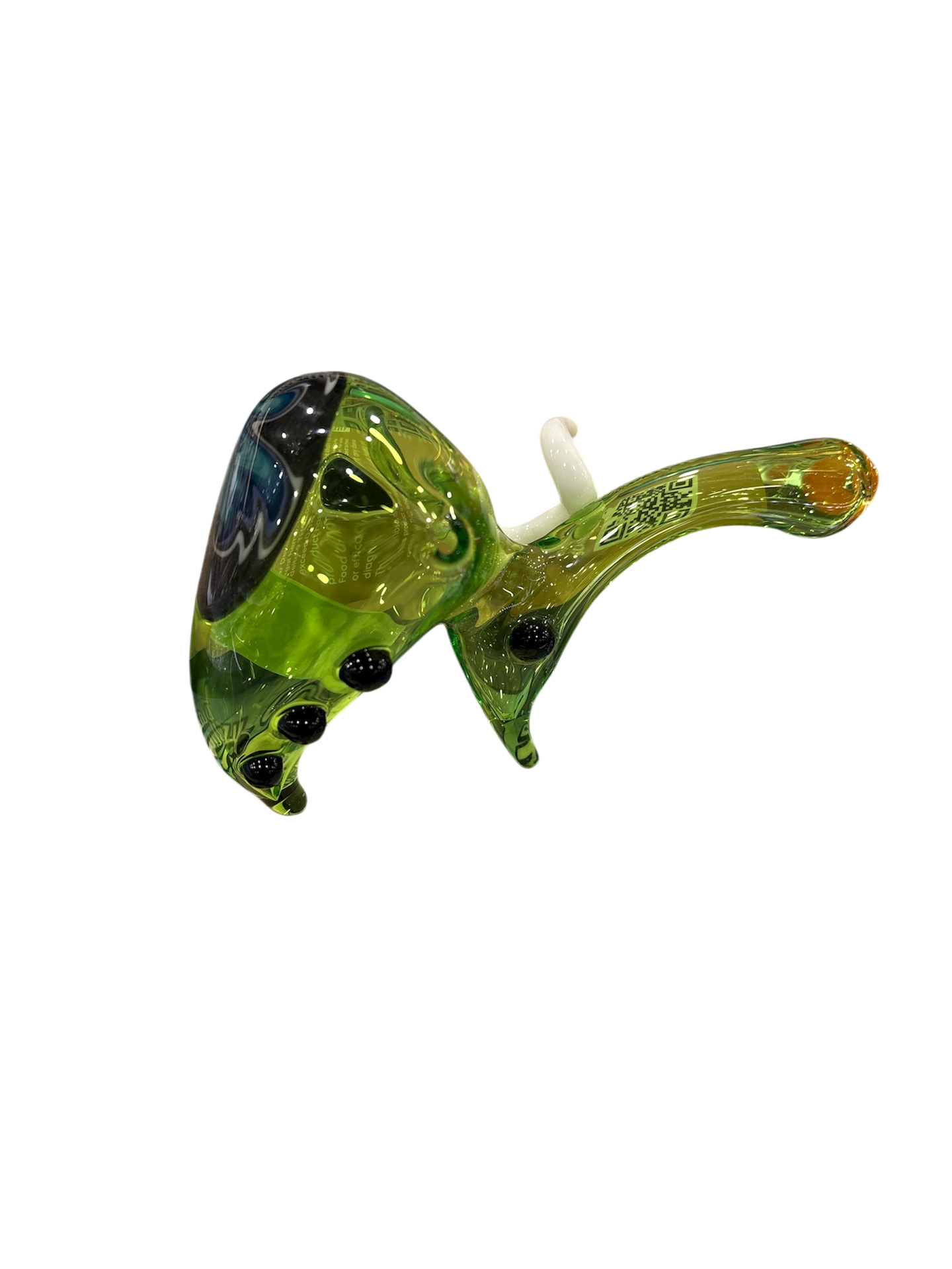 THC GLASS CO. SHERLOCKS / Green W/ Horn & Wig Wag Cap